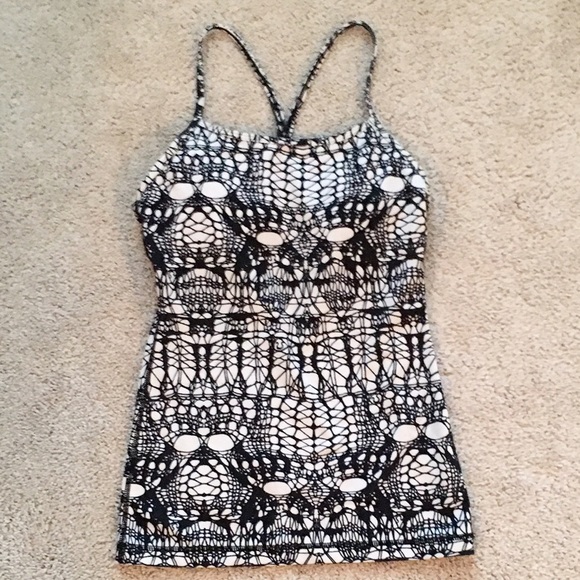 Lululemon Power Y Tank Glacier Lace