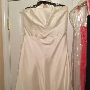 Strapless bridesmaids or cocktail dress