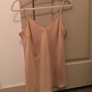 J Crew Tan Silk Cami