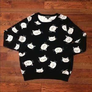 plus size cat sweater