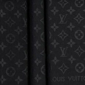 LV scarf. Black