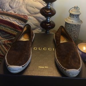 Gucci spadrilles suede
