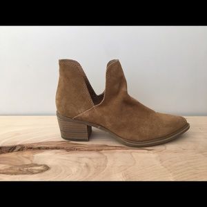 STEVEN suede ankle booties