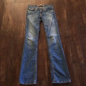Big Star Vintage Jeans w/ Rhinestone Pockets