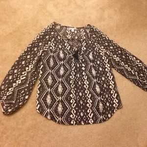 Open-Back Long Sleeve Top