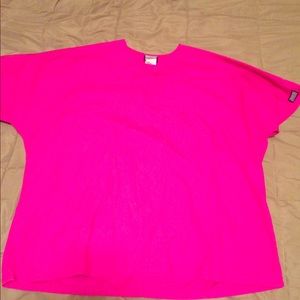 Cherokee Work Wear Red Scrub Top