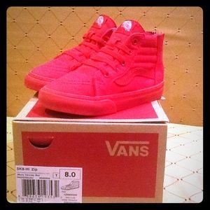 Vans Mono Canvas Red