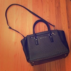 Michael Kors Micro Stud Medium Selma Purse