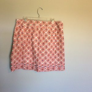 Orange loft skirt