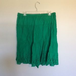 Green old navy skirt