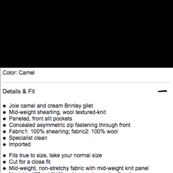 JOIE Brinley shearing and textured knit vest - Picture 4 of 4