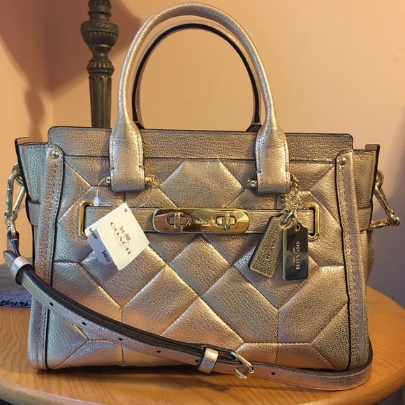 24 coach handbags coach metallic patchwork 24 coach handbags coach metallic patchwork