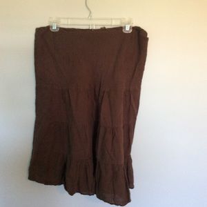 Brown bass skirt