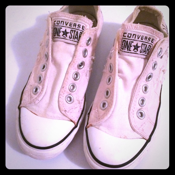 Pink floral converse