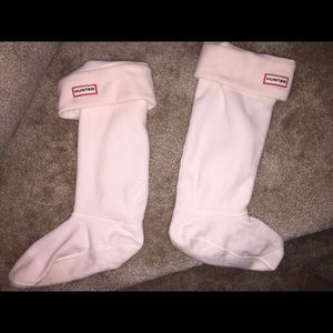 Hunter Rainboot WHITE SOCKS