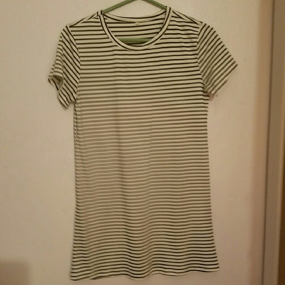 Black & White Striped Dress