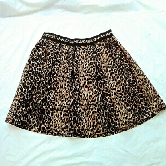 Lucca Couture Leopard Print Skirt NWOT - Picture 1 of 4