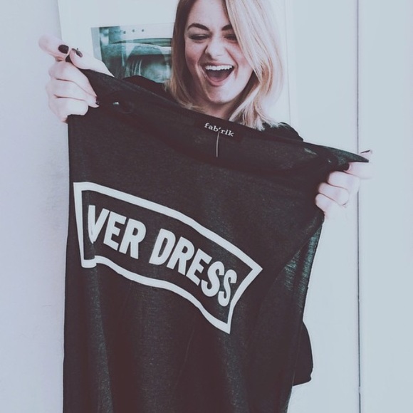 Fab'rik Tops - "Over Dress" Crop Top Tee