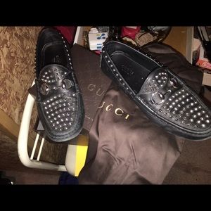 Black Gucci shoes