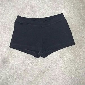 Black Capezio booty shorts
