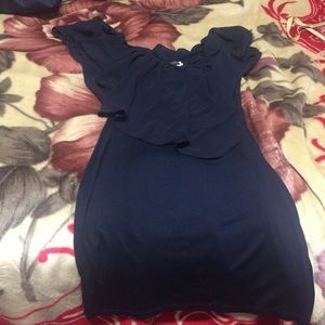 Navy bodycon dress