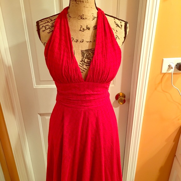 Red Halter dress