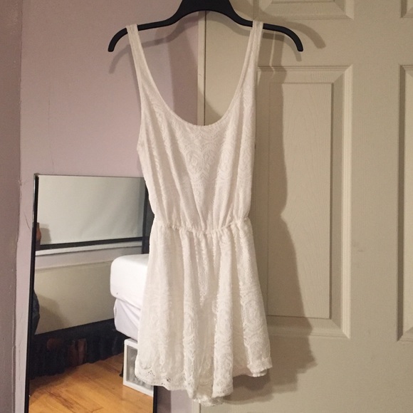 Hollister White Romper