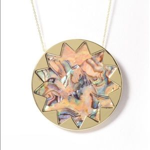House of Harlow sunburst pendant
