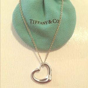 Tiffany and Co Open Heart Necklace