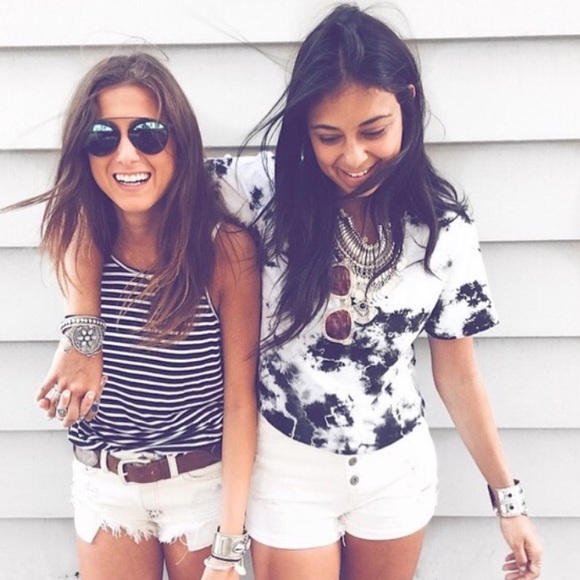 LF tie dye cross back tee XS - Picture 2 of 4