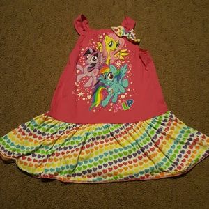 My little pony dress girls 7/8