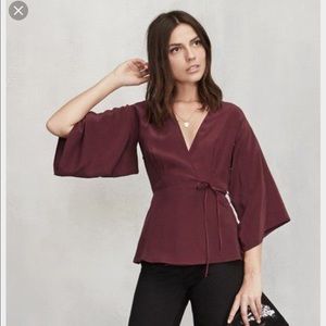 NWOT Reformation Nolita top XS