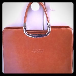 Gucci briefcase style bag