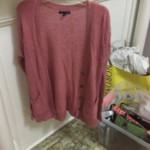 American eagle dusty rose sweater
