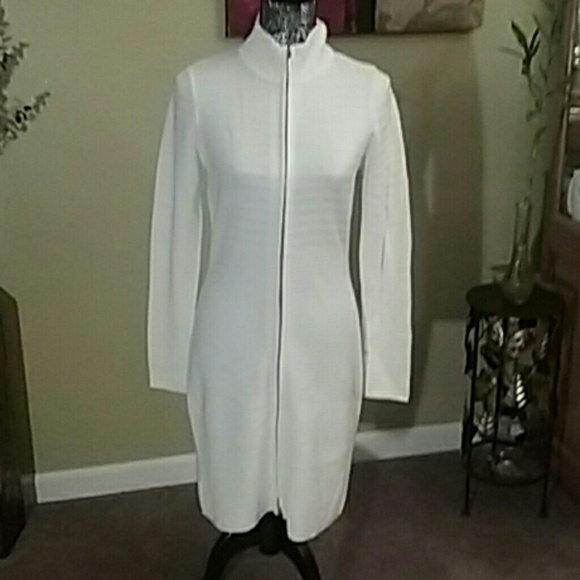 Knit Dress Front Zipper