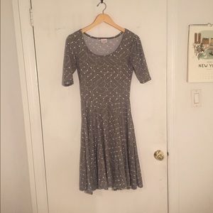 Three quarter sleeve gray fall dress🍂🍁🍂🍁