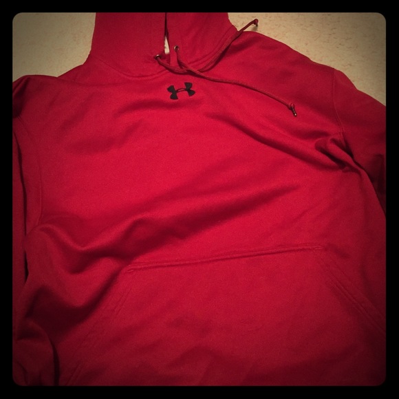 🚫SOLD🚫 Men's dark red under armour sweatshirt