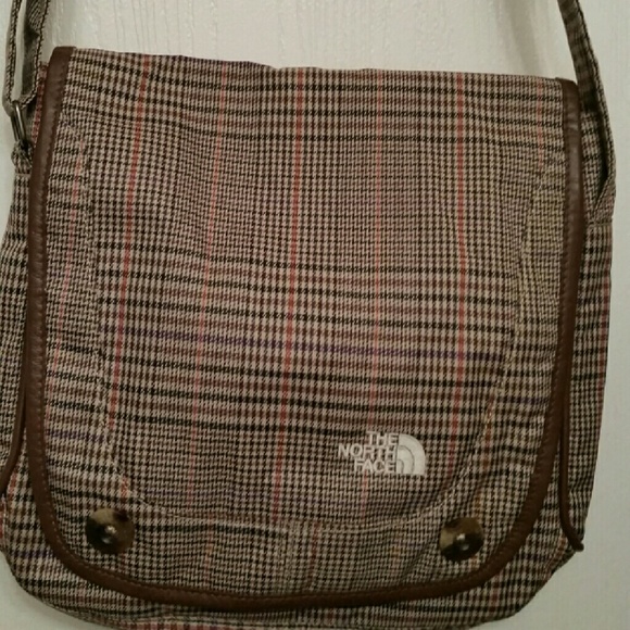 TNF Cross body purse / Purse 10 1/2 H 11 in W