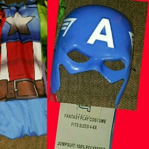 Captain America Play Costume 4-6