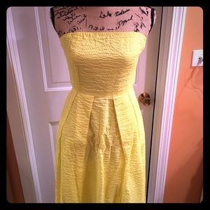 Yellow J Crew Dress