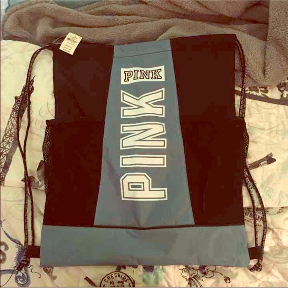 NWT PINK DRAW STRING BAG