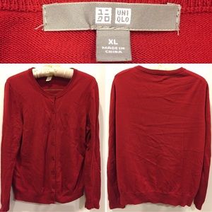 UNIQLO Crew Neck Cardigan - XL