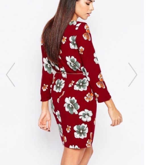 🌹NWT ASOS flower soft dress size 4 - Picture 3 of 3