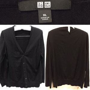 UNIQLO V Neck Cardigan - XL