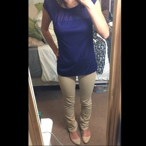Purple Banana Republic Blouse