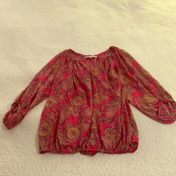 LOFT women's colorful blouse, small petite!