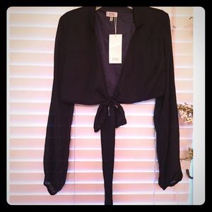 Tobi NWT crop long sleeve top