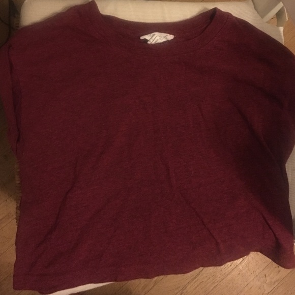 F21 Red Crop Top