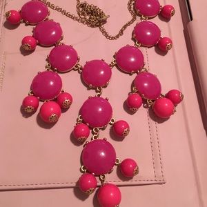 New Pink bubble necklace
