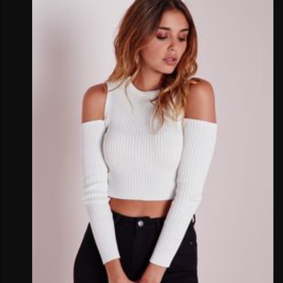 New ribbed off shoulder top - Picture 2 of 3